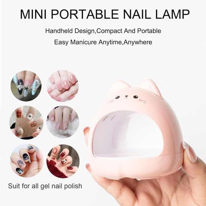 No.NAC23 18W USB Rechargeable Fast-Drying UV LED Nail Dryer (365nm) - Customizable