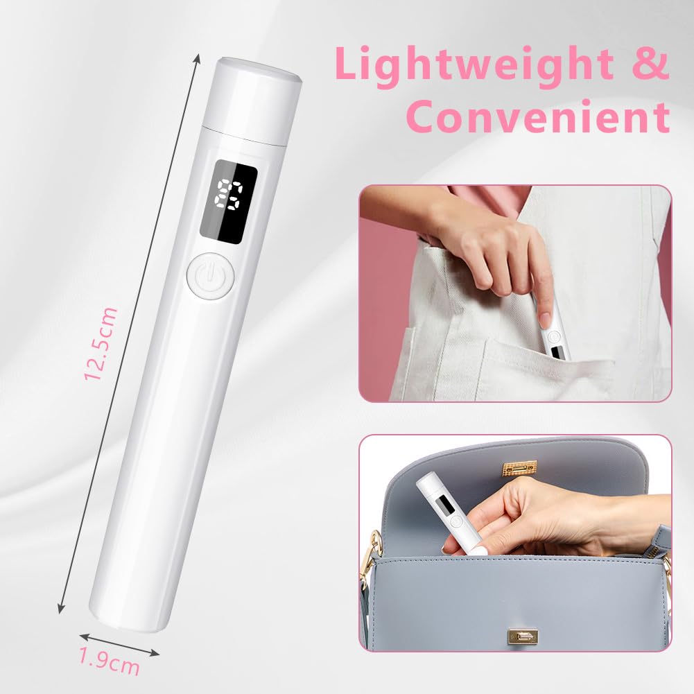 No.NAC6 Rechargeable Handheld UV LED Lamp for Gel Nails