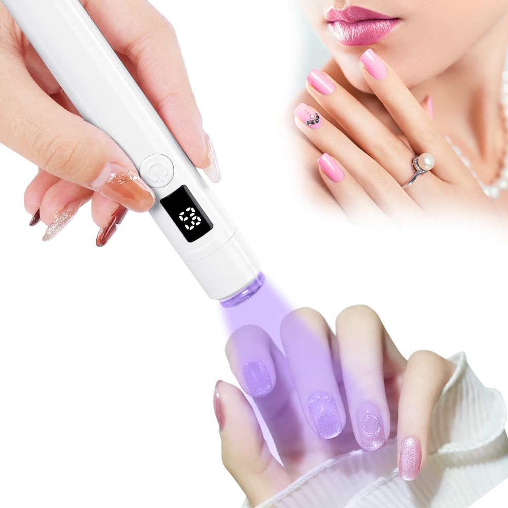 No.NAC6 Rechargeable Handheld UV LED Lamp for Gel Nails