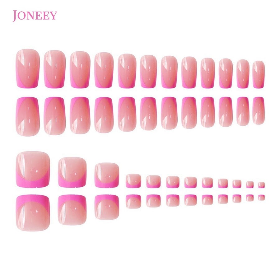 No.PSN143 Pink Hand & Toe Pair Set-48pcs
