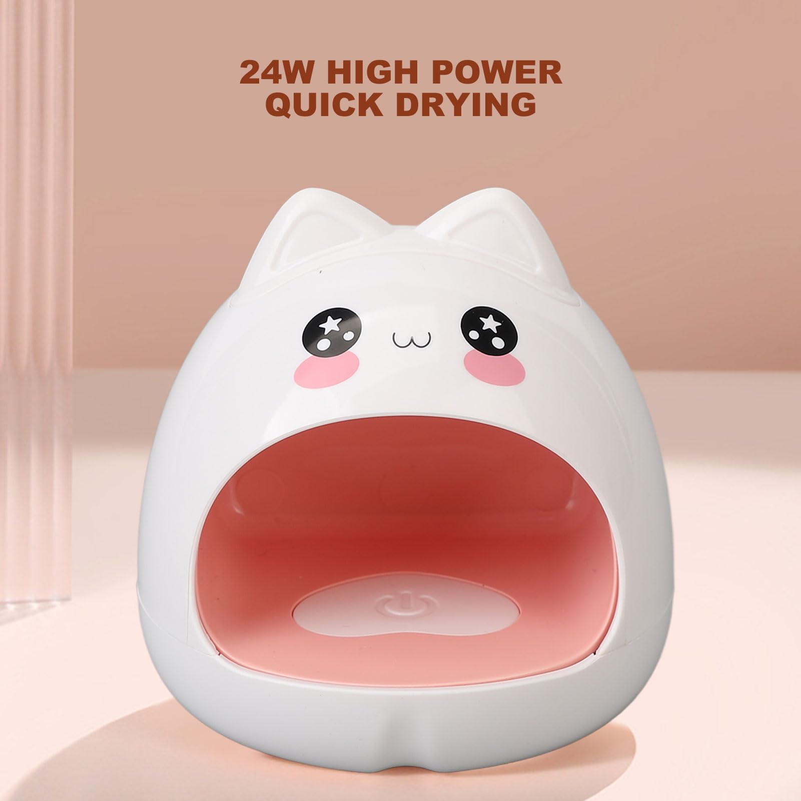 No.NAC23 18W USB Rechargeable Fast-Drying UV LED Nail Dryer (365nm) - Customizable