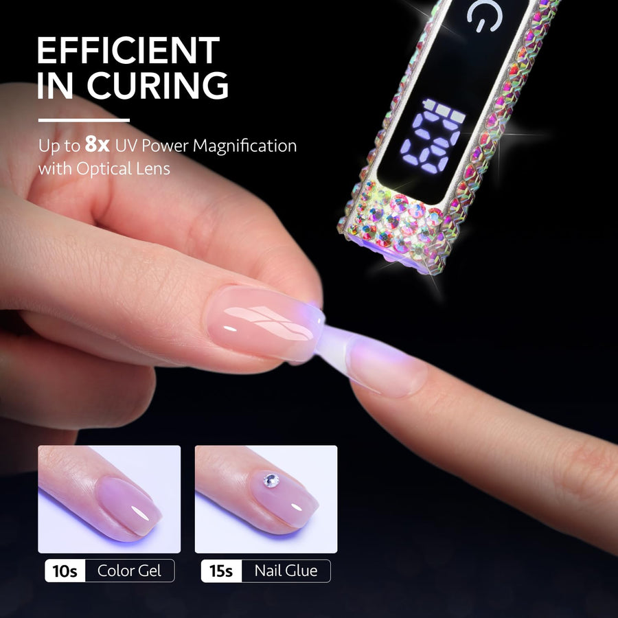 No.NAC3 Handheld UV Mini Portable LED Nail Diamond Lamp