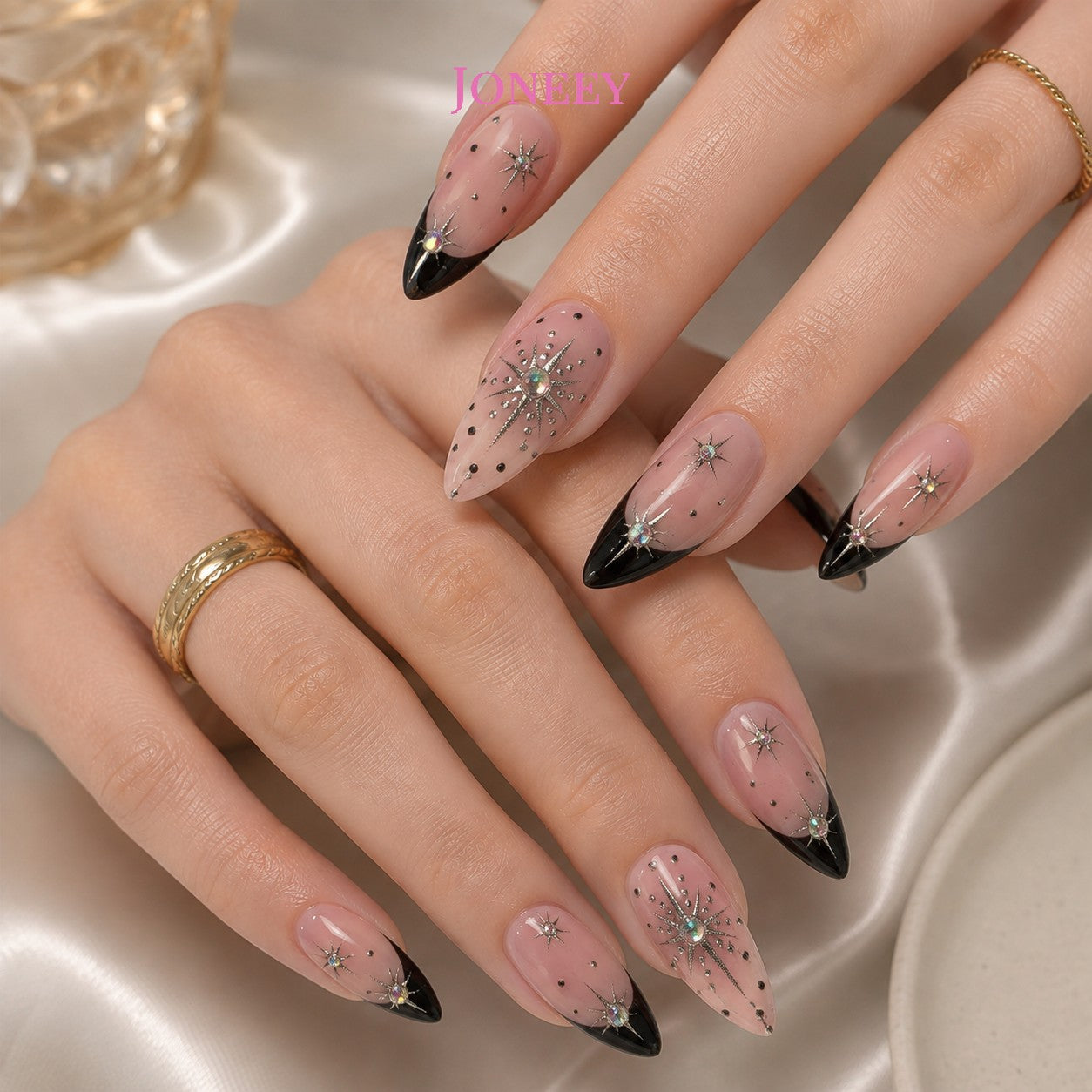 No.F686 Sparkling Fingernails Patch 24pcs/Set