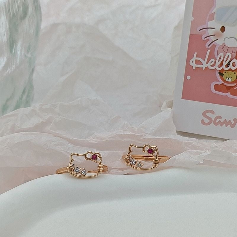 No.JR16 Cute Hellokitty Ring 1pc/set