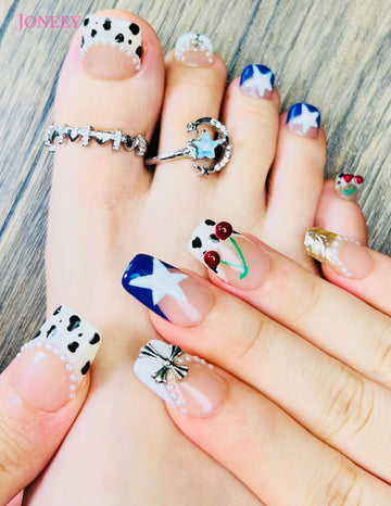 No.PSN153 Leopard Hand & Toe Pair Set-20pcs