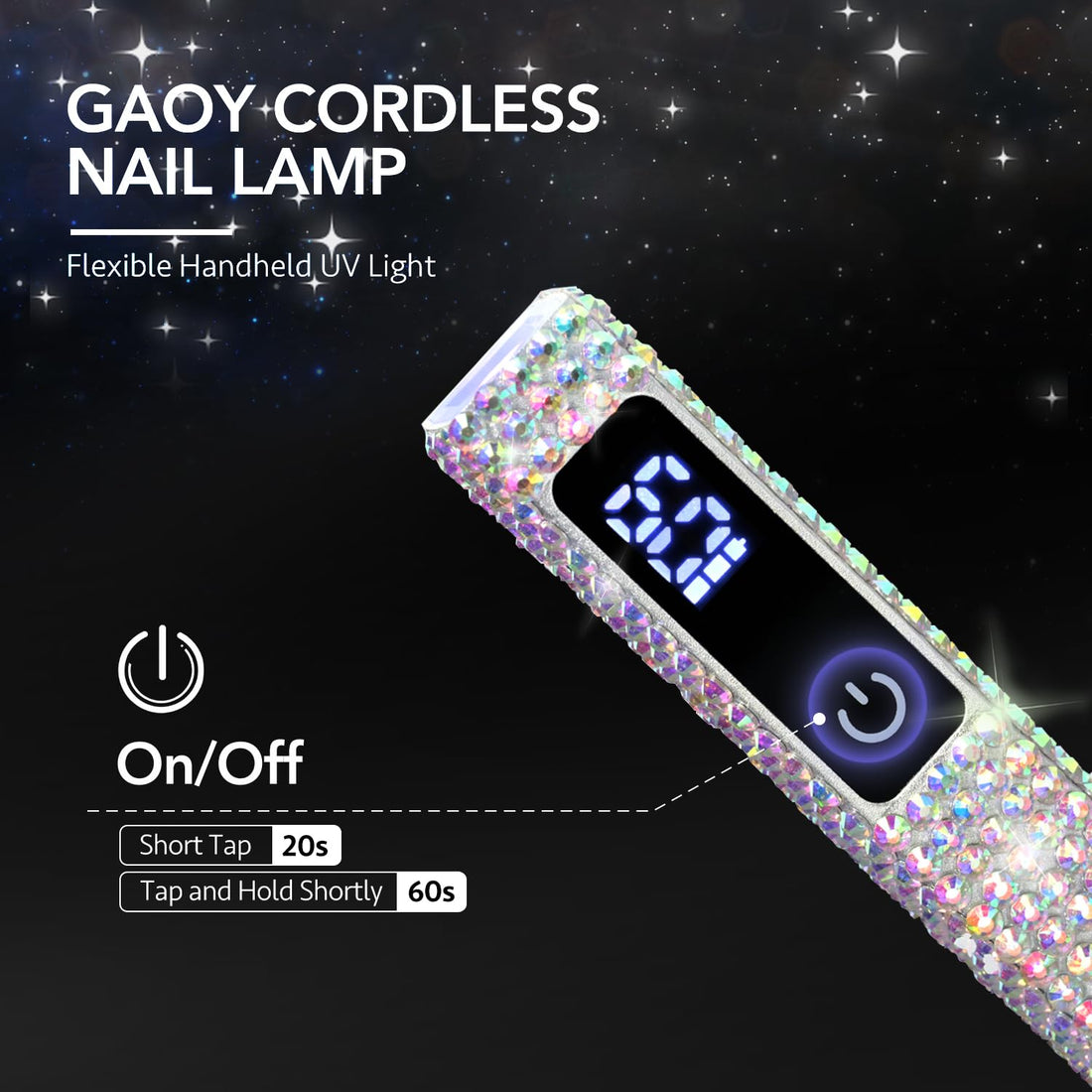 No.NAC3 Handheld UV Mini Portable LED Nail Diamond Lamp