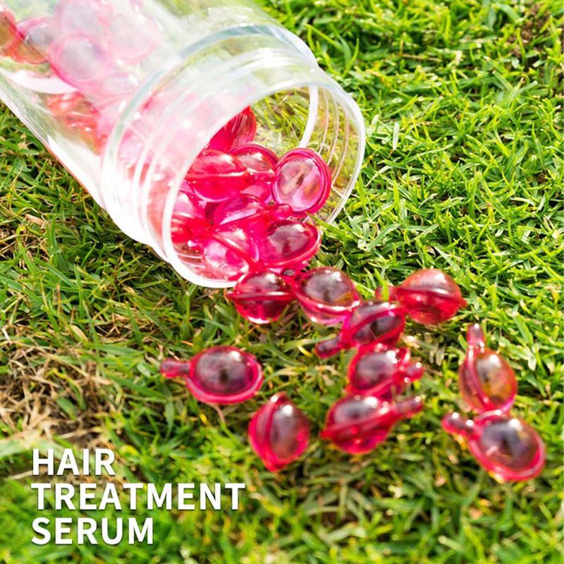 Hair Treatment Serum Hair capsule - NoRinse Formula with Argan, Macadamia, and Avocado Oils