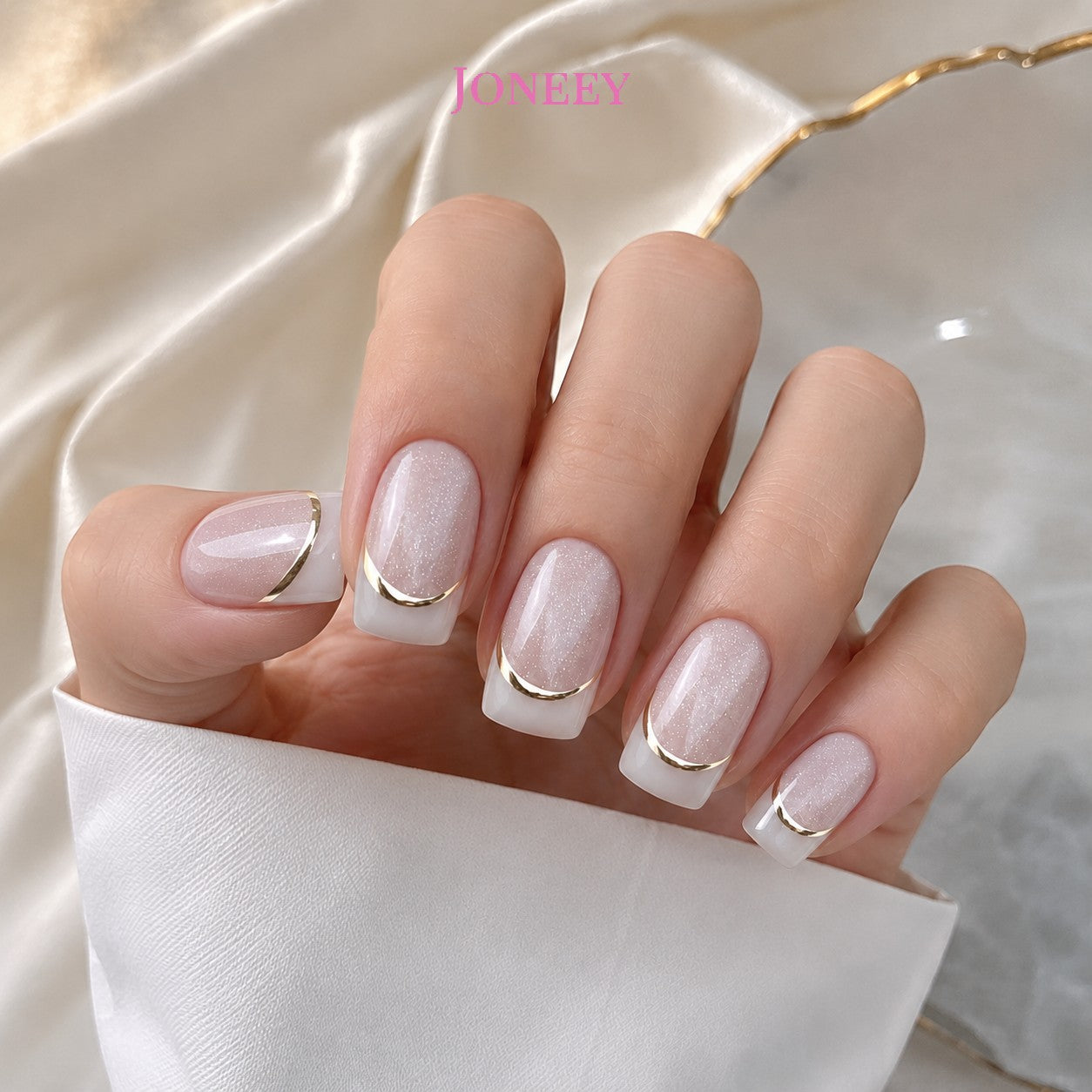 No.F778 Nude Pink Fingernails Patch 24pcs/Set