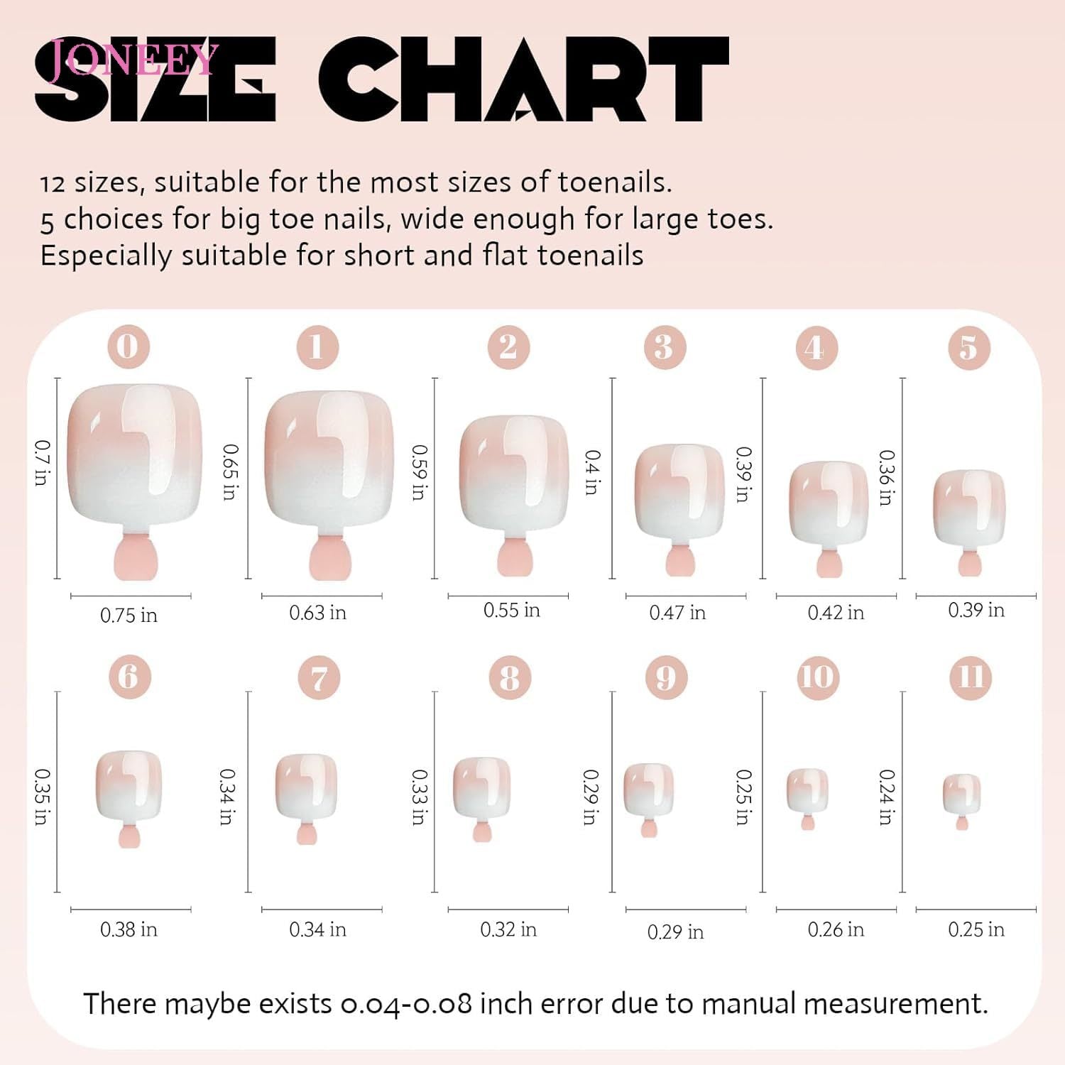 No.621 120Pcs French Press on Toenails