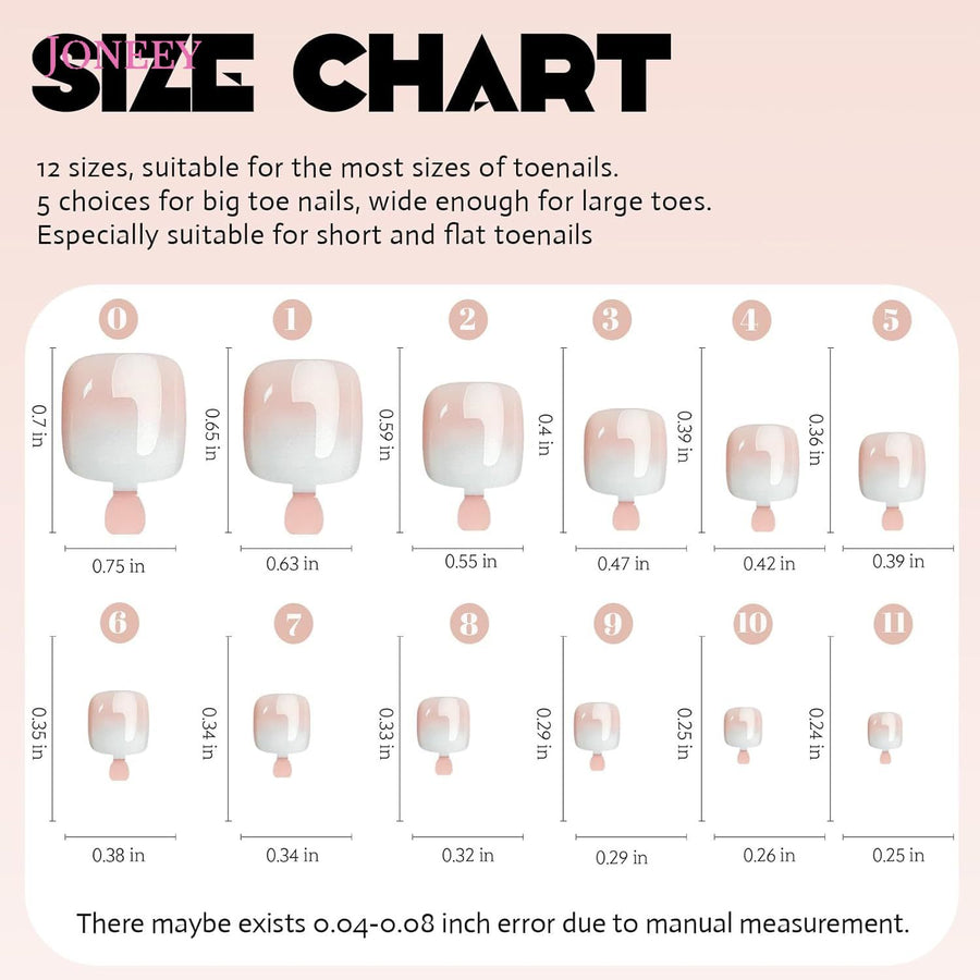 No.621 120Pcs French Press on Toenails