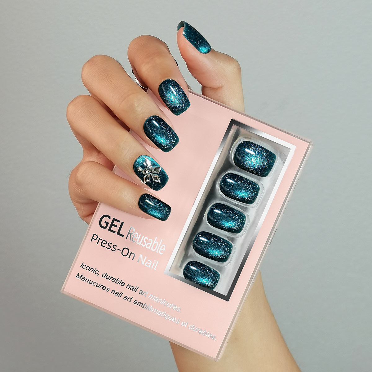 No.F310 Cat's Eye Fingernails Patch 30pcs/Set