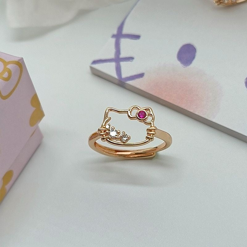 No.JR16 Cute Hellokitty Ring 1pc/set