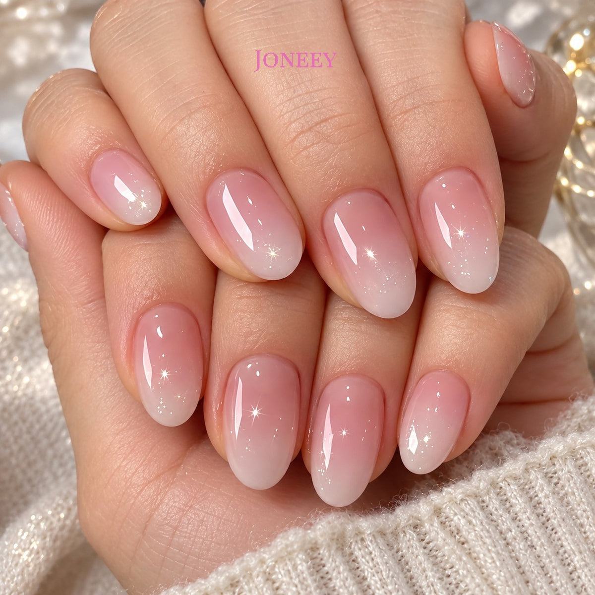 No.F163 Nude Fingernails Patch 24pcs/Set