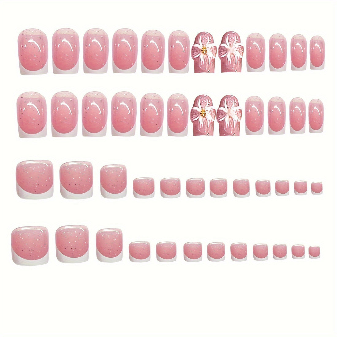 No.PSN70 Cool Ripple Hand & Toe Pair Set-48pcs