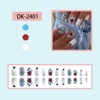 No.F206 Star Heart Fingernails Patch 24pcs/Set