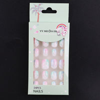 No.KD7 Cute Mini Kids Press on Fingernails 24pcs/Set