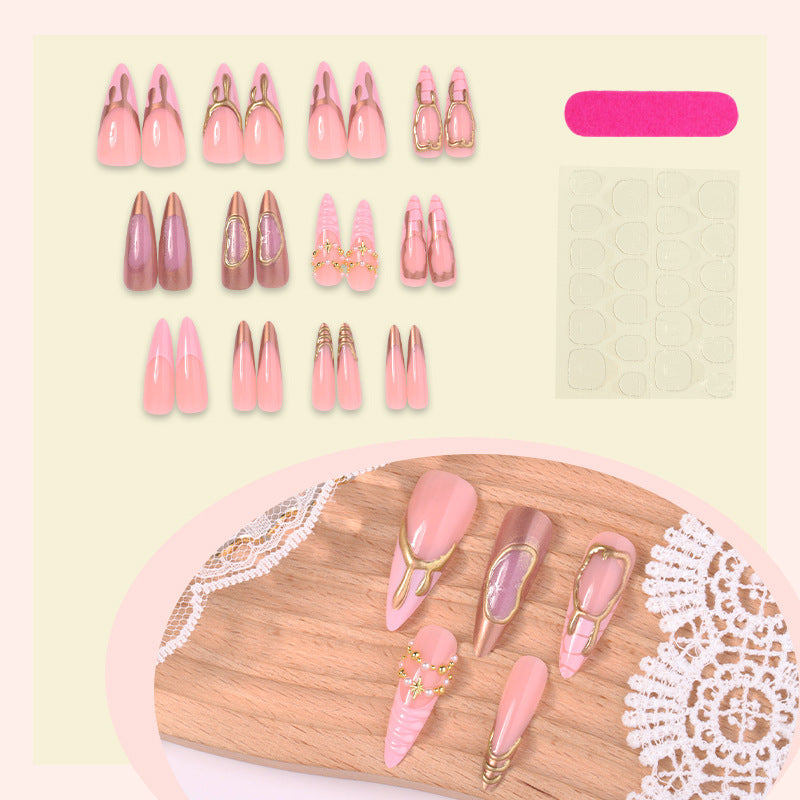 No.F613 Flower Fingernails Patch 30pcs/Set
