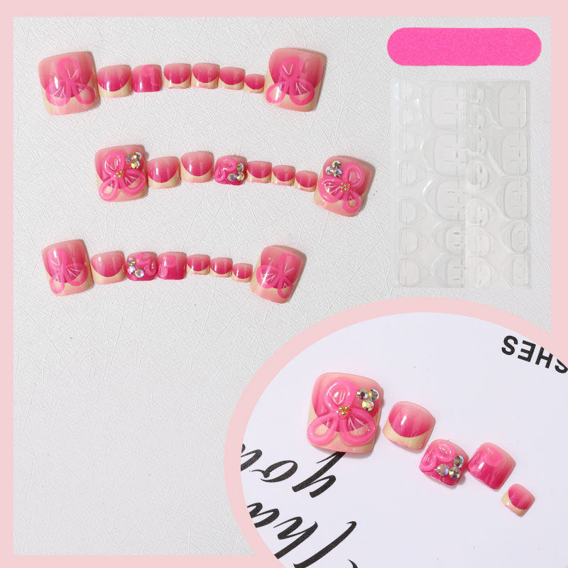 No.801 Flower Toenails Patch 24pcs/Set