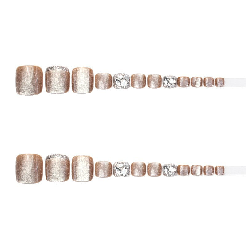 No.512 Cat's Eye Toenails Patch 24pcs/Set