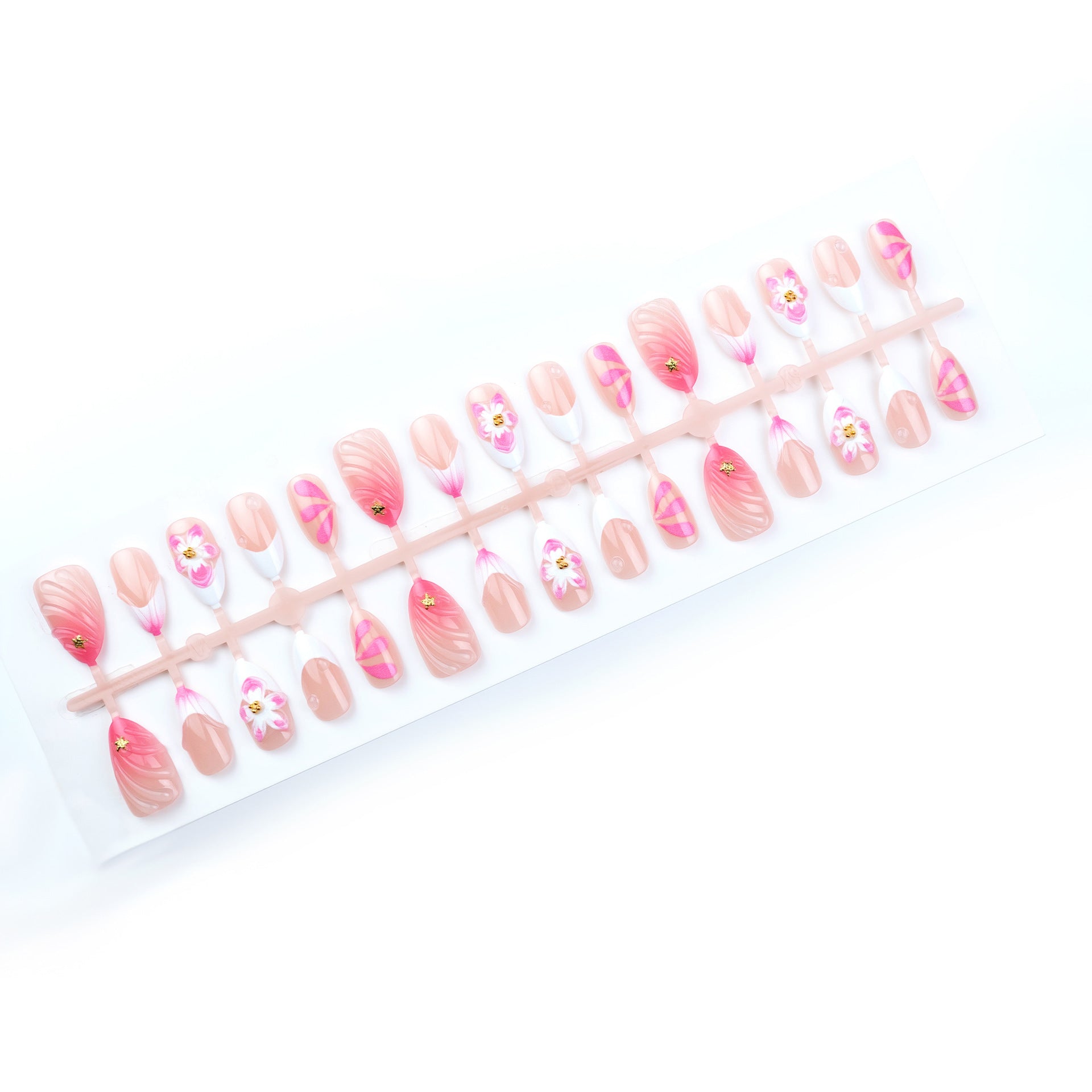 No.BH31 Sweet Pink Fingernails Patch 30pcs/Set