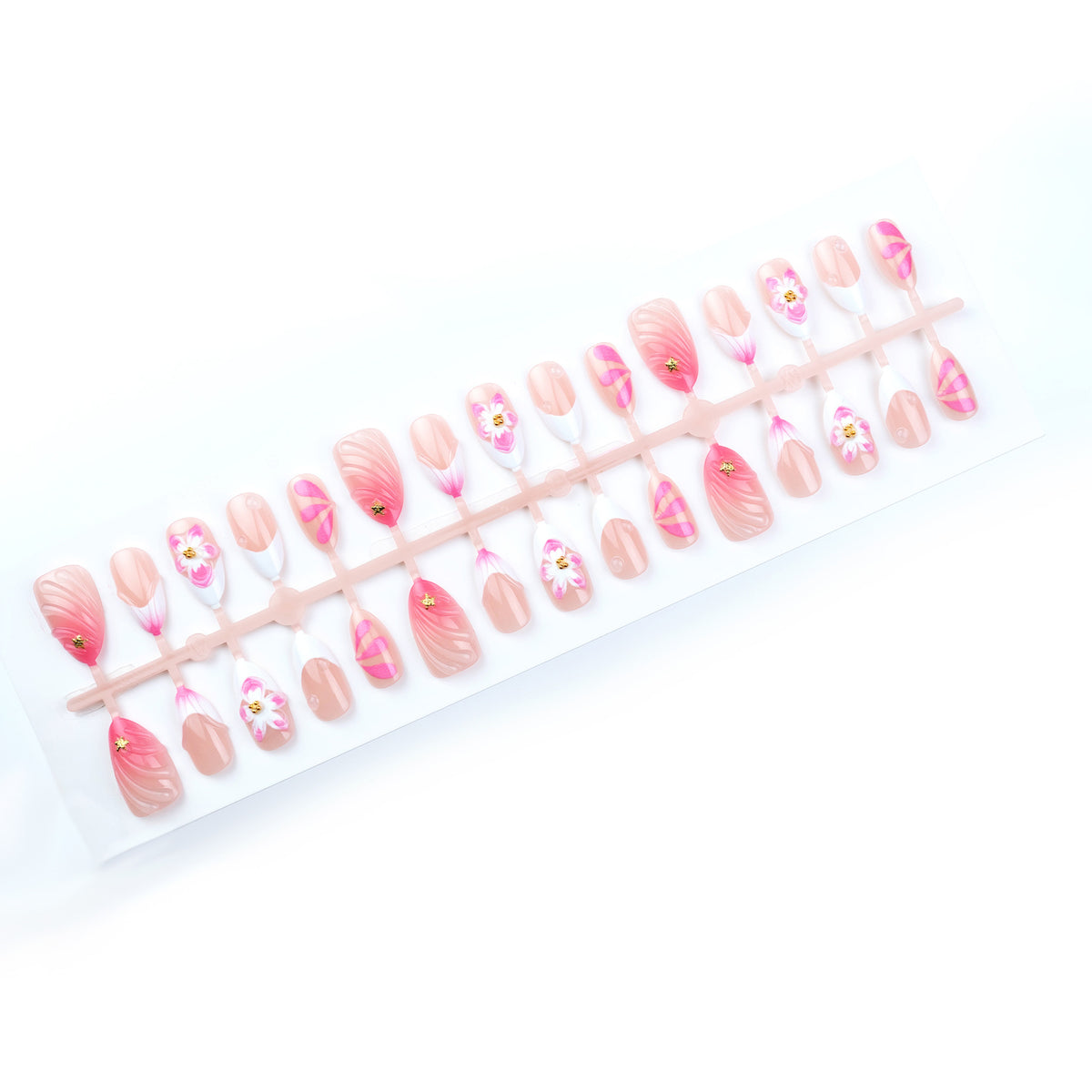 No.BH31 Sweet Pink Fingernails Patch 30pcs/Set