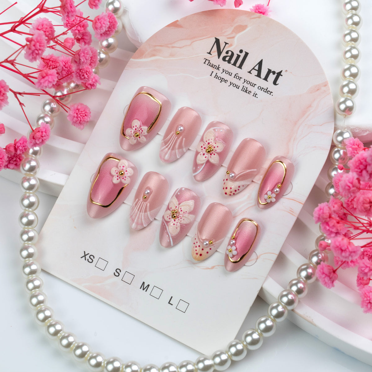 No.BH42 Leopard Print Fingernails Patch 30pcs/Set