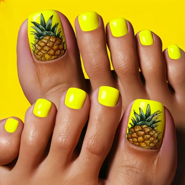 No.562 Pineapple Toenails Patch 24pcs/Set