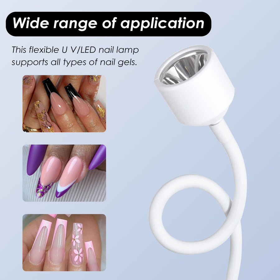 No.NAC8 Mini Nail Dryer USB UV/LED Light