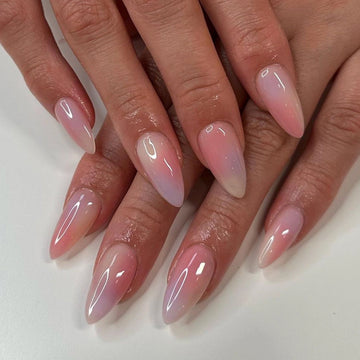 No.F421 Color Fingernails Patch 24pcs/Set