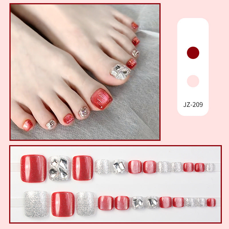 No.607 Fashion Toenails Patch 24pcs/Set