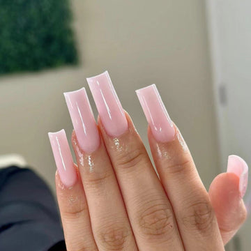 No.F143 Cute Pink Fingernails Patch 24pcs/Set