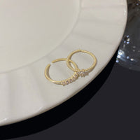 No.JR1 2Pcs Glossy Wear-resistance Jewelry Ring Set