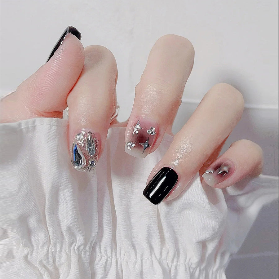 No.F148 Sweet Dark Fingernails Patch 24pcs/Set