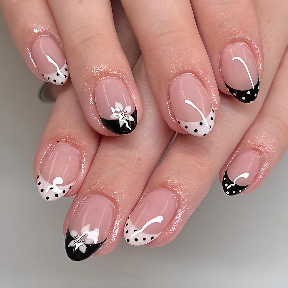 No.F761 Cute Flowers Fingernails Patch 24pcs/Set