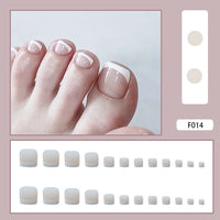 No.253 Nude Cute Toenails Patch 24pcs/Set