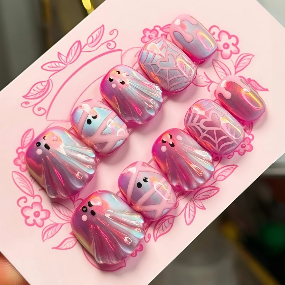 No.AW196 Halloween Cute Fingernails Patch 24pcs/Set