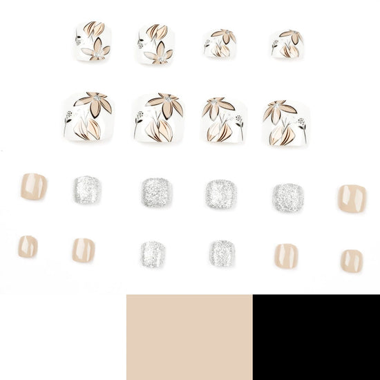 No.PSN168 Brown Hand & Toe Pair Set-48pcs