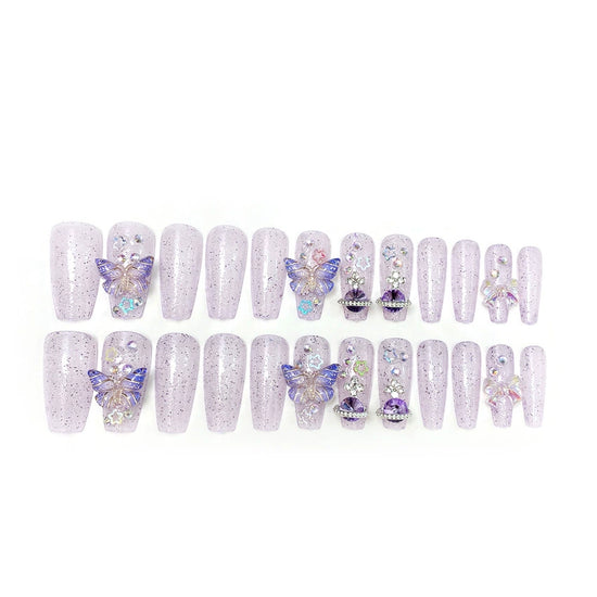 No.PSN120 Purple Hand & Toe Pair Set-48pcs