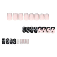 No.CM50 Christmas Snowflake Fingernails Patch 24pcs/Set