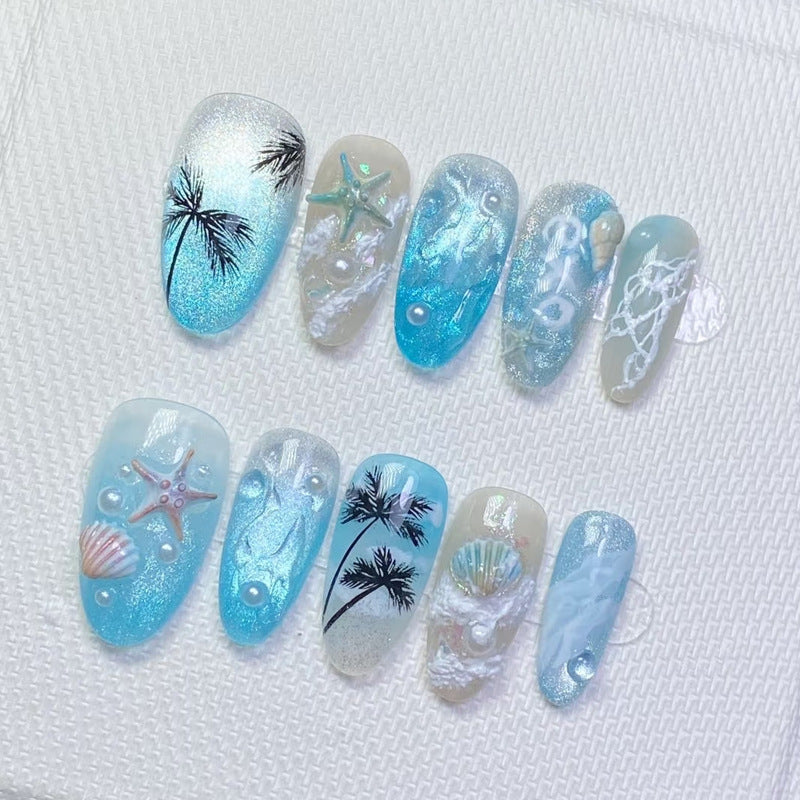 No.PSN190 Beach Cat's Eye Hand & Toe Pair Set-20pcs