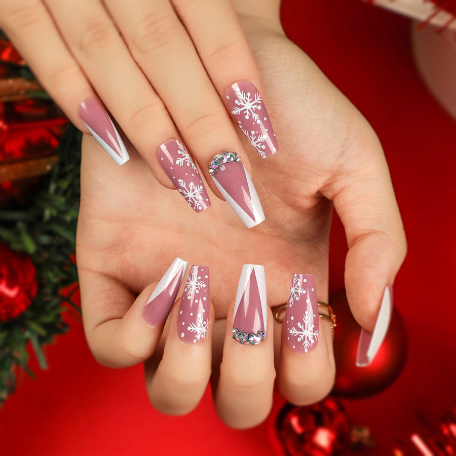 No.CM15 Christmas Sweet Fingernails Patch 24pcs/Set