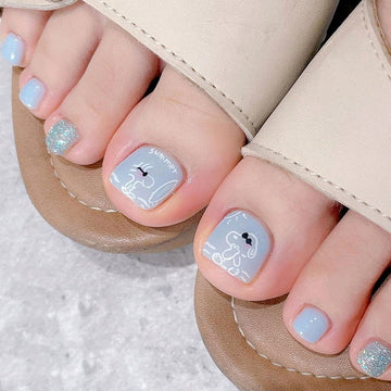 No.366 Fashion Cute Toenails Patch 24pcs/Set