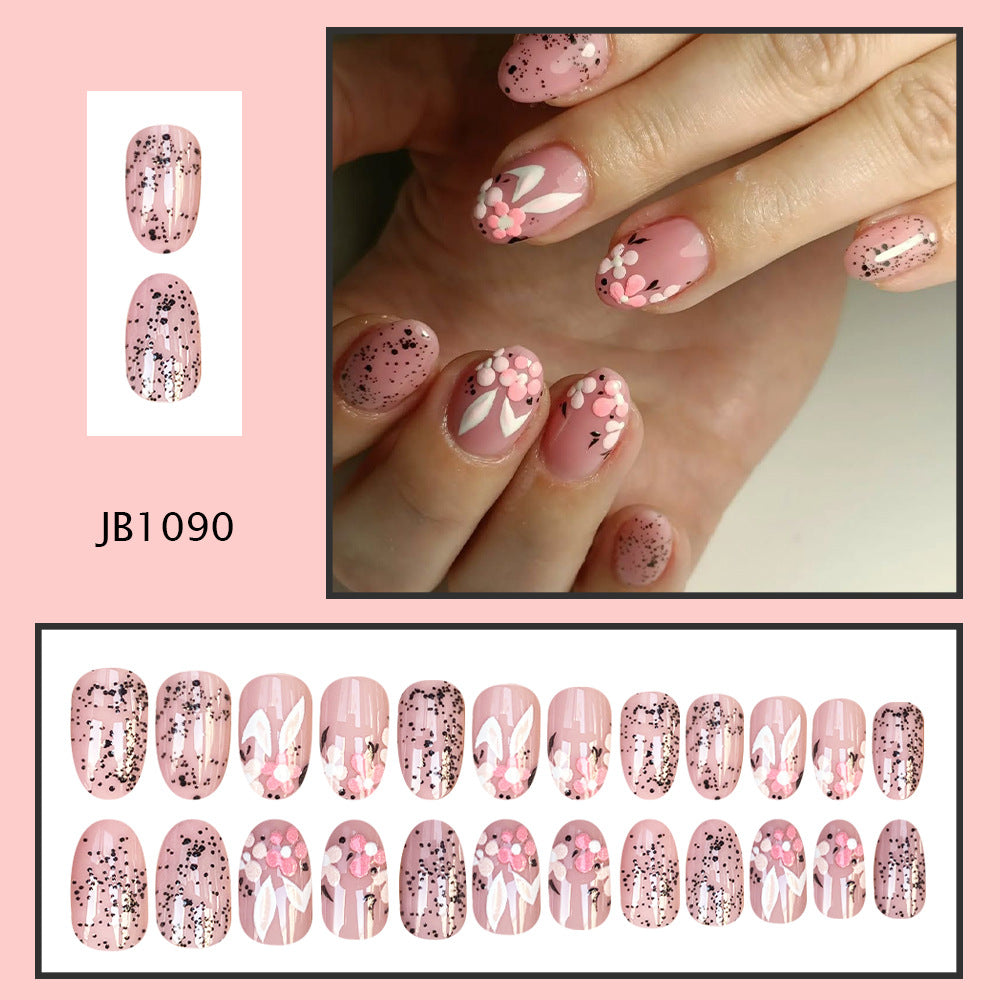 No.ET31 Simple Rabbit Fingernails Patch 24pcs/Set