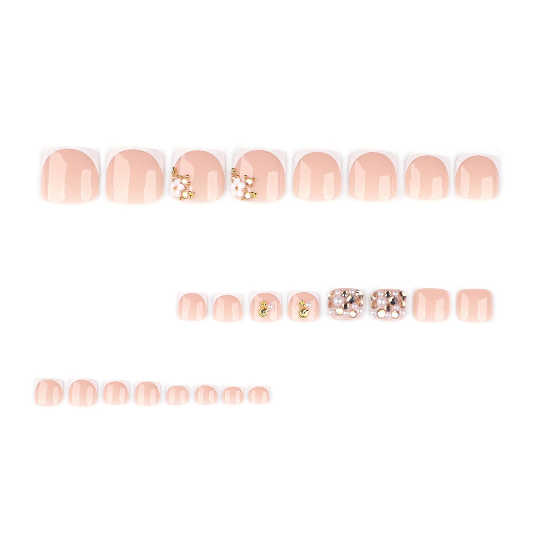 No.687 Fashion Toenails Patch 24pcs/Set