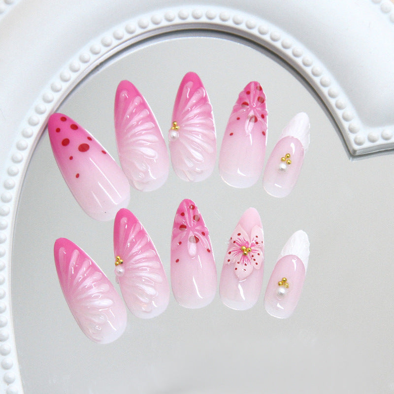 No.F448 Ice Stripes Fingernails Patch 24pcs/Set