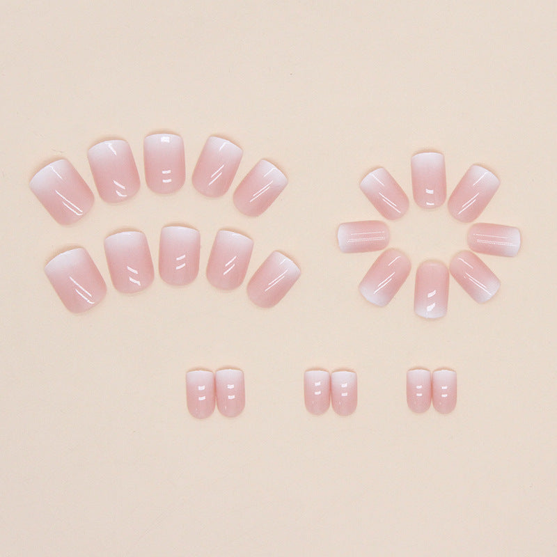 No.F24 Pink Sweet Fingernails Patch 24pcs/Set