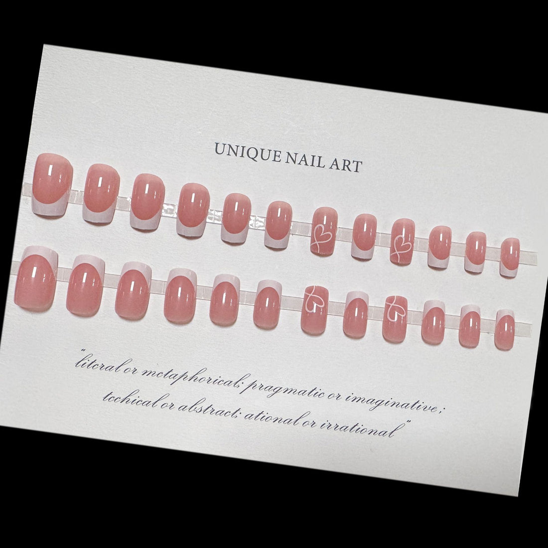 No.VN4 Love Fingernails Patch 24pcs/Set