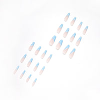 No.F188 Wave Long Fingernails Patch 24pcs/Set