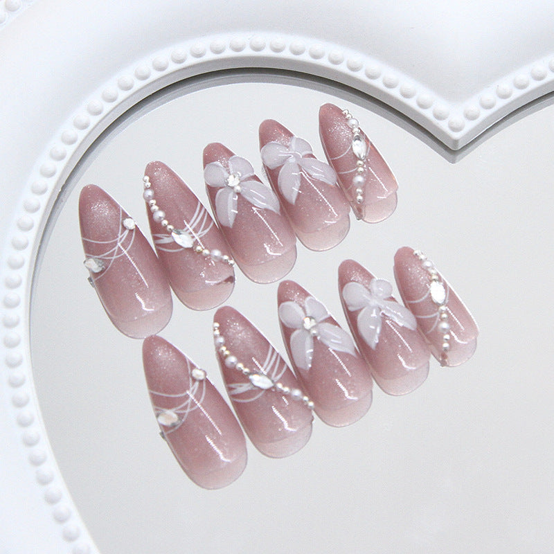 No.F382 Ice Cat's Eye Fingernails Patch 24pcs/Set