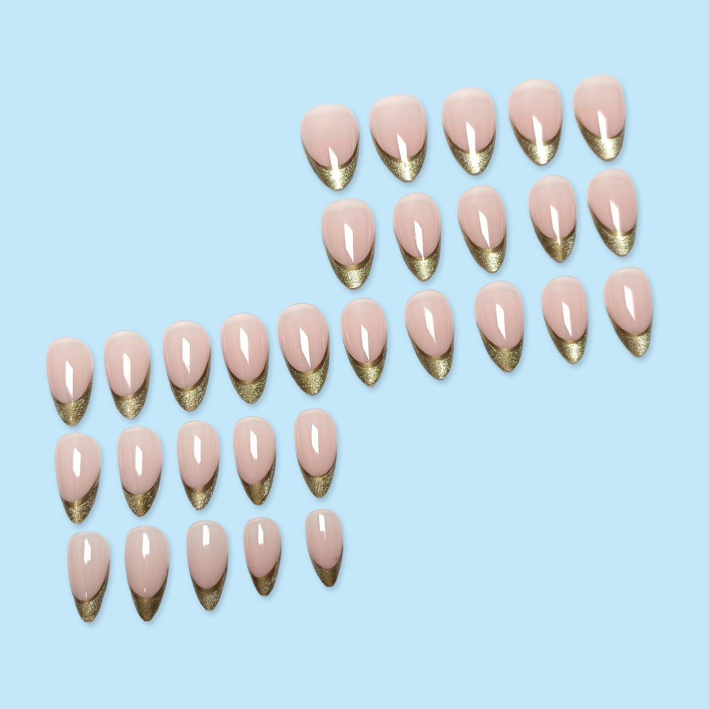 No.F735 Glitter Fingernails Patch 24pcs/Set